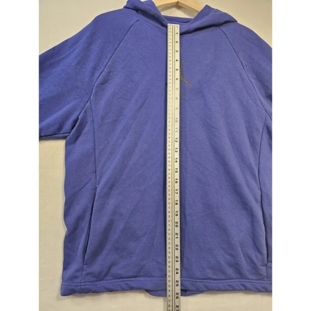 NIKE JORDAN 23 ALPHA MEN'S DRI FIT HOODIE LONG SLEEVE‎ SWEATER LARGE PURPLE K031